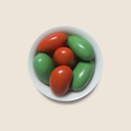 Sugar Coated Chocolate & Almonds - Red & Green