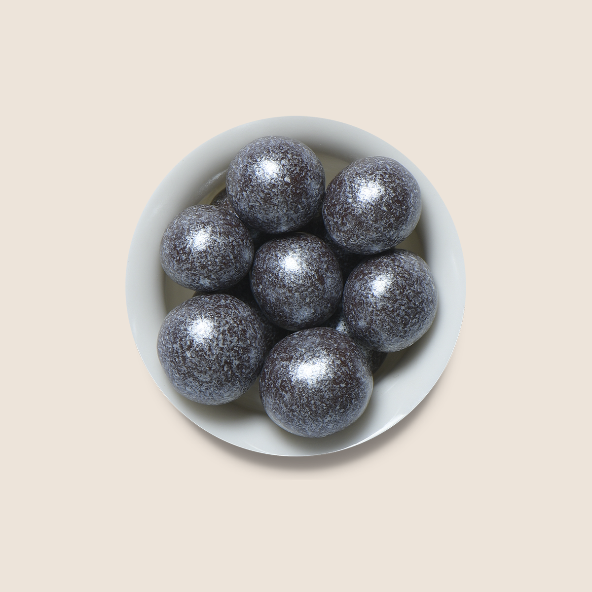 Chocolate Rice Crispy Balls - Silver